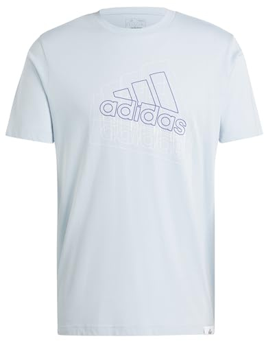 adidas Tech Bos Graphic Tee T-Shirt Grafica a Maniche Corte Uomo (Pacco da 1)