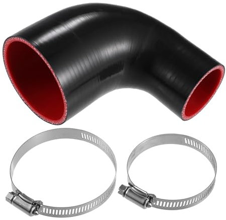 QUARKZMAN 1 Set 51mm to 76mm 2.01 to 2.99 ID 90° Gomito Accoppiatore Tubo in Silicone