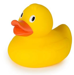 ISABELLE LAURIER - Jouet de Bain pour bébé et Enfant - 100% étanche - Canard de Bain Enfant XXL - Jaune