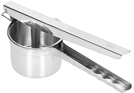 Schiacciapatate Schiacciapatate Manuale in acciaio inossidabile Macchina per purè di patate Cucina manuale Setaccio per alimenti Spremiagrumi per patate