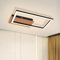 CBJKTX Deckenleuchte LED Deckenlampe Schlafzimmer - Modern Schlafzimmerlampe 12W Holz Küchenlampe 3000K Warmweiß Rechteckig Flurlampe für Wohnzimmer Flur Esszimmer Büro