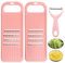 Carrot Grater 3PCS - Cabbage Shredder with Potato Peeler Food Graters for Carrot Vegetable Onion Cucumber Grater, Kitchen Food Shredder Salad Slicer Chips Cutter Strips Chopper Handheld Coarse