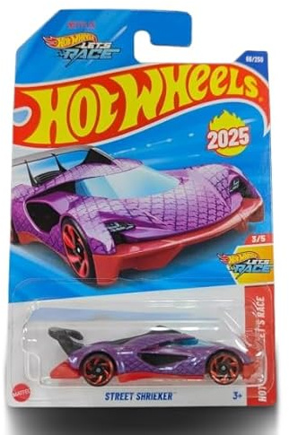 Hot Wheels Street Shrieker, Let's Race Serie 3/5, Druckguss im Maßstab 1:64