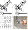 2Sets Dead Bolts,Internal Door Lock with Keys,Anti-Theft Door Bolts for Internal Doors,Security Door Lock for Internal Doors Ultimate Home and Workplace Security Solution - Deadbolt Door Lock Internal