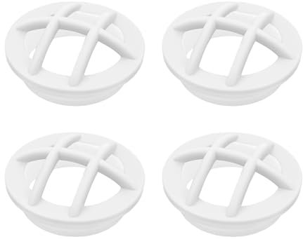 VGOL Lot de 4 grilles de sécurité filetées de rechange SP1026 pour robinet d'entrée de piscine à jet directionnel de 3,8 cm