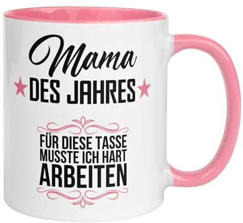 Mama Geschenk Tasse | Mama des Jahres | Beste Mama Geschenke Becher | Muttertag Weihnachten Geburtstag