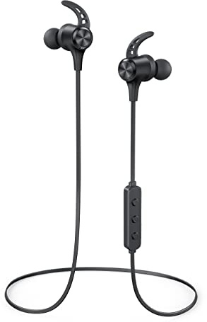 Hsoipn Wireless Headphones, Bluetooth 5.2 Stereo aptX Wireless Earbuds Bass Bluetooth Earbuds Bulit-in Mic with 16H Playtime, Magnetic, IPX7 Waterproof Perfect for Sport, Gym