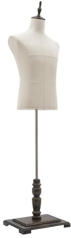 QIERF Schaufensterpuppe, Büste Torso, Schneiderbüste Verstellbare Höhe 150-180cm, Kleiderform Kleiderpupp für Boutiquen und Bekleidungsgeschäfte