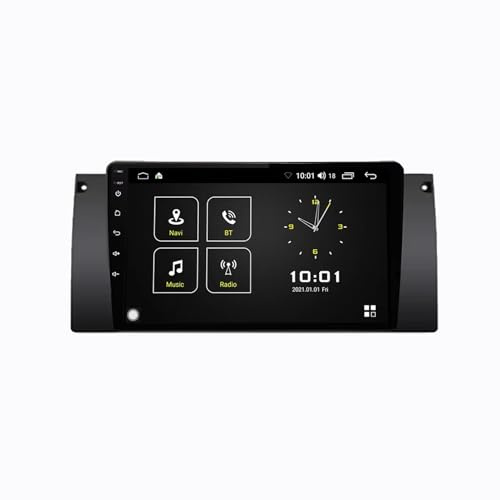 Pantalla Táctil 2 DIN Radio para BMW 5 E39 1995-2003 Bluetooth Estéreo Coche Navegador USB para, 8 Core 8G+256G