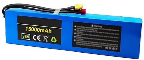 36V 15AH Wasserdichter Lithium-Ionen-Akku Für E-Bikes 10S3P Hochleistungs Akku Eingebauter BMS Elektro-Fahrrad Batterie Mit Ladegerät XT60