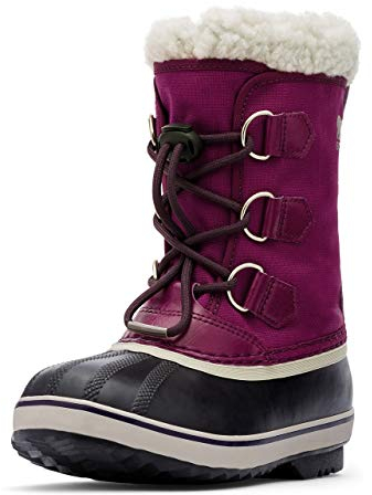 Sorel KIDS YOOT PAC NYLON WATERPROOF Schneestiefel für Unisex Kinder, Lila (Wild Iris x Dark Plum) - Youth, 36 EU