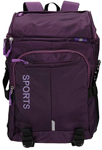 Betz Rucksack Wanderrucksack Damen Herren Reise und Camping 4 Taschen Volumen 24 Liter Sports II Farbe lila