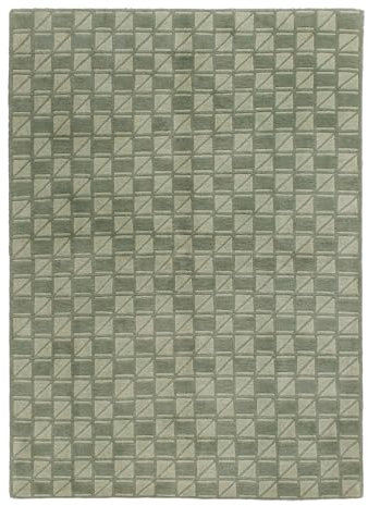 Lifetex.eu Teppich Nepal Super ca. 170 x 240 cm Grün handgeknüpft Schurwolle Modern hochwertiger Teppich