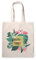 CADEAUX.COM - Tote Bag Personnalisable - Flamant Rose - 100% Coton Recyclable - Idée Cadeau Personnalisé Avec Prénom et/ou Message - Naturel/Écru