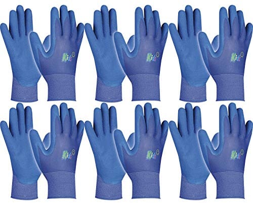 vasalat Schutzhandschuh Gebol Kids Kinder Handschuh blau / 6 Paar