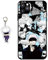 Staremeplz Hülle für iPhone 11 Pro Anime Handyhülle [Mit Schlüsselbund] Cartoons Silikon Sanft Bumper Case Hülle für iPhone 11 Pro