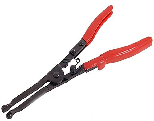 Exhaust Pipe Clamp Pliers, Exhaust Pipe C Clamp Pliers Steel Exhaust Pipe Repairing Pliers Garage Tool Rubber Clamps Pliers For A Variety of Difficult Disassembly Pipes