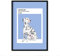 Nacnic Dalmatian Print. Poster mit Illustrationen von Hunderassen in warmen Tönen und Kuchen. Innenausstattung. A3 Größe.