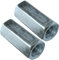 AERZETIX - C49590 - Set di 2 Dadi di accoppiamento esagonali lunghi M8x30mm - dado di prolunga - acciaio al carbonio con filettatura metrica