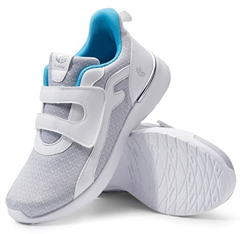 FitVille Scarpe da Passeggio Pianta Larga Scarpe da Ginnastica Casual da Donna per Donne Anziane Scarpe da Ginnastica Leggere per Alleviare Il Dolore ai Piedi 38.5 EU Larga
