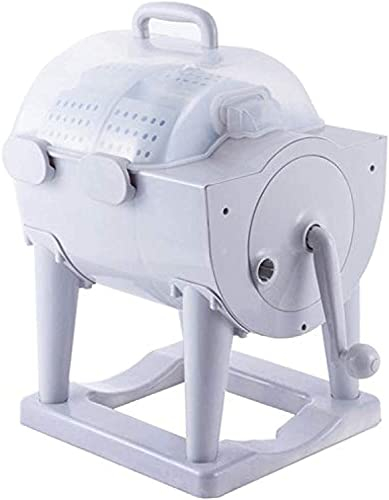 LMEIL Lavatrice Manuale, Mini Lavatrice Portatile Non elettrica alimentata a Mano, Adatta per Campeggio Personale e Appartamento, Senza elettricità, Skid
