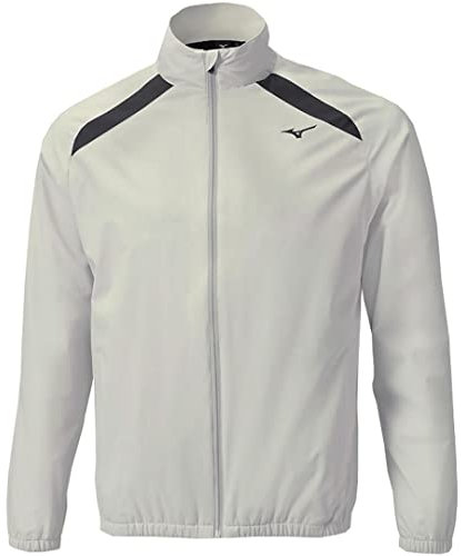 Mizuno Golf Mens Move Breath Thermo Move Tech Full Zip Waterproof Golf Jacket Grey Large