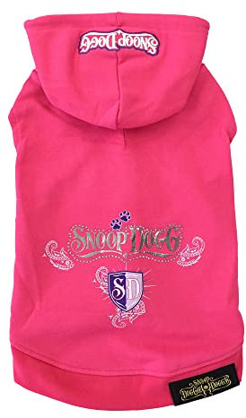 Snoop Doggie Doggs Deluxe Haustier-Kapuzenpullover, Boss Lady, Größe L