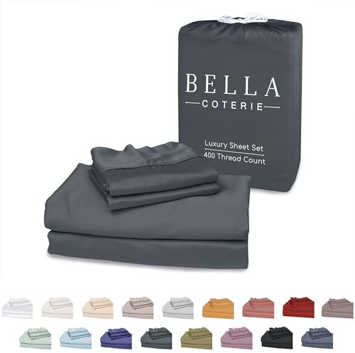 Bella Coterie Bettwäsche-Set für King-Size-Bett, Bambusviskose, California-Kingsize-Bett