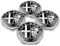 4 STÜCKE 60mm für Alfa Romeo Giulietta Spider GT Giulia Mito 147/156/159/166 Stelvio Car Rad Center Hub Cap Auto Styling Felgen Abdeckung Badge Emblem Aufkleber Radnabenkappen,A
