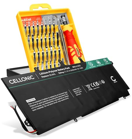 subtel Batterie Compatible avec HP EliteBook Folio 1040 G1, EliteBook Folio 1040 G2, BL06XL, BL06042XL 3400mAh 11V + kit d'outils