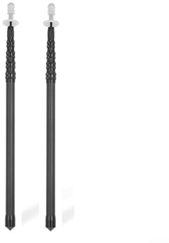 PNAJFUEL 2-Teilizeltplanenstangen, Teleskopische Planenstangen Aus Kohlefaser, Verstellbare Überdachungsstangen Für Outdoor-Markisen, Unterstände/240Cm