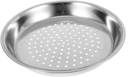 MAGICLULU Cesta de Vapor de 30 Cm de Profundidad Rejilla de Acero Inoxidable para Cocinar al Vapor Vaporera Asiática Saludable para Dim Sum