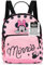 Get Trend Disney Minnie Mouse Backpack Mini for Girls and Toddlers Rucksack Cute Small Daypack Nursery Bag for Preschool Lunch Travel Fashion Backpack (Pink Minnie Mouse)