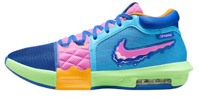 Nike Lebron Witness 8 I Promise School (HJ2962-900, Mehrfarbig/Baltikblau/Verspieltes Rosa)