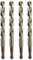 sourcing map 4pcs M35 High Speed Steel Cobalt Twist Drill Bit 9mm/0.04 Dia with Quick Change 1/4 Hex Shank Jobber Drill Bit for Metal, Steel, Copper, Aluminum, Zinc Alloy