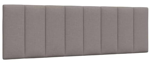 vidaXL Kopfteil-Kissen Hanko Taupe 160 cm Stoff