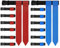 Kissmii Flag Football-Gürtel, Verstellbares Flag Football-Set für 14 Spieler für Sporttrainingswettkämpfe (Rot und Blau)