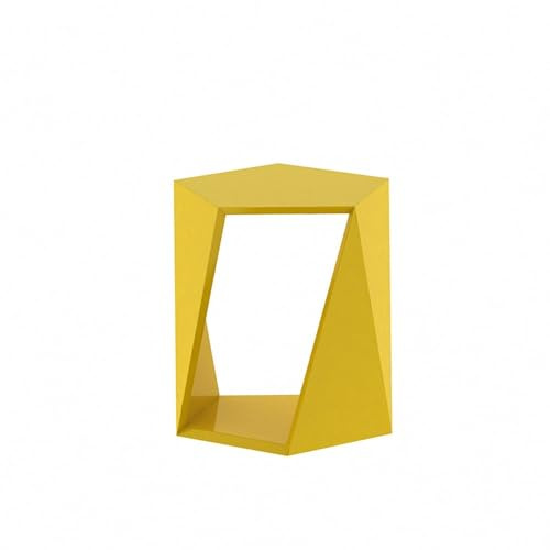 Xilin-872 Couchtisch Beistelltisch, Bunte, kreative Form, for Wohnzimmer, Balkon, Sofa, Ecktisch Beistelltisch(Yellow)