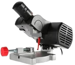 Scie circulaire miniature Scie Circulaire Électrique À Table, Machine De Découpe D'onglet Avec Lame À Couple Élevé, For Métaux, Fer, Aluminium, Bois pour couper le métal(Black)