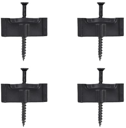 Mumusuki Kit de Fixation de Terrasse Composite avec Vis en Acier Inoxydable pour une Installation Facile de 50 Pieds Carrés de Clips de Terrasse Cachés