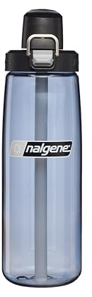 NALGENE 24 OZ Sustain FRESHFLOW Straw Bottle, BPA-Free Water Bottle, Made in The USA for Outdoor Use & Daily Hydration, Wide-Mouth