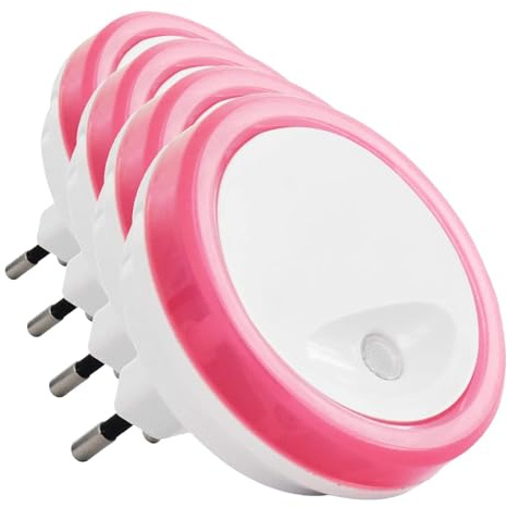 SCS Sentinel HEC0050 Nachtlicht Zimmer des Babys schläft Baby elektrische Twilight Nacht-Dusk Sensing-Plug Light Night-Dark-HEC0050, Dark (Packung mit 4)