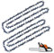Ineedtech 2-Packs 20-inch Chainsaw Saw Chain .325 Pitch - .058 Gauge - 76 Drive Links for Husqvarna Stihl Poulan Craftsman Chainsaws, Fits Blue Max Models 53543 8901 8902 52209
