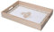 Vacchetti 5959710000 Vassoio Legno Bianco Rettangolare Medio