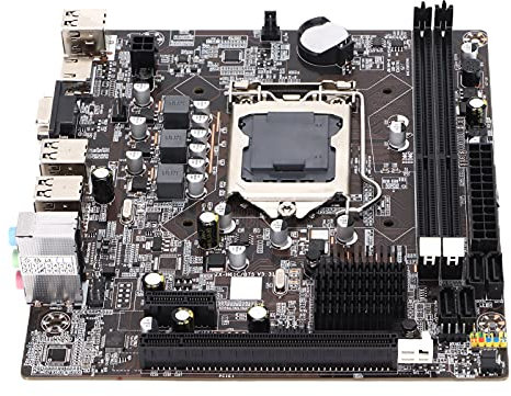 Desktop Motherboard, DDR3 Computer Mainboard,Supports 1155, Core I7 I5 I3, Dual Channel DDR3 1066/1333/1600 Memory, Micro ATX Board, for Pentium for Celeron
