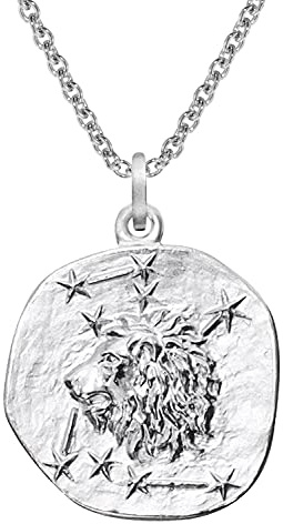 trendor Sternzeichen Löwe Ø 20 mm und Halskette 925 Silber 51610-08-60