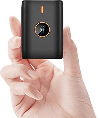 Power Bank 10000 mAh,PD 22.5W klein Aber stark USB C mit led-anzeige powerbank,tragbar powerbank ohne Kabel,Externer Akku ist geeignet für Phone iPad Huawei XiaoMi Samsung und mehr