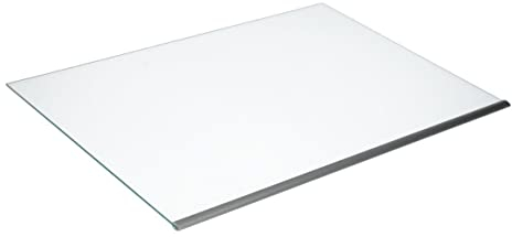 easyPART Kompatibel/Ersatz für Bauknecht 480132101131 Glasplatte mit Leiste 490x341mm für Gemüsefach KühlGefrierKombination