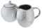 BUTLERS Zuckerdose & Milchkännchen Keramik Geschirr -HENLEY- Set Milchkanne Zucker Behälter | Küche Accessoires für Teeservice Kaffeeservice Mikrowelle und Spülmaschinegeeignet