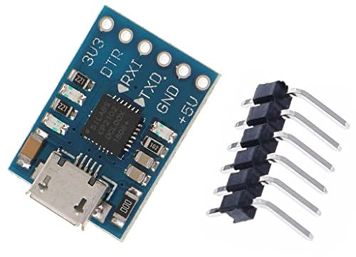 jojomis CP2102 Module micro USB 2.0 vers TTL 6 broches convertisseur série UART STC RS232
